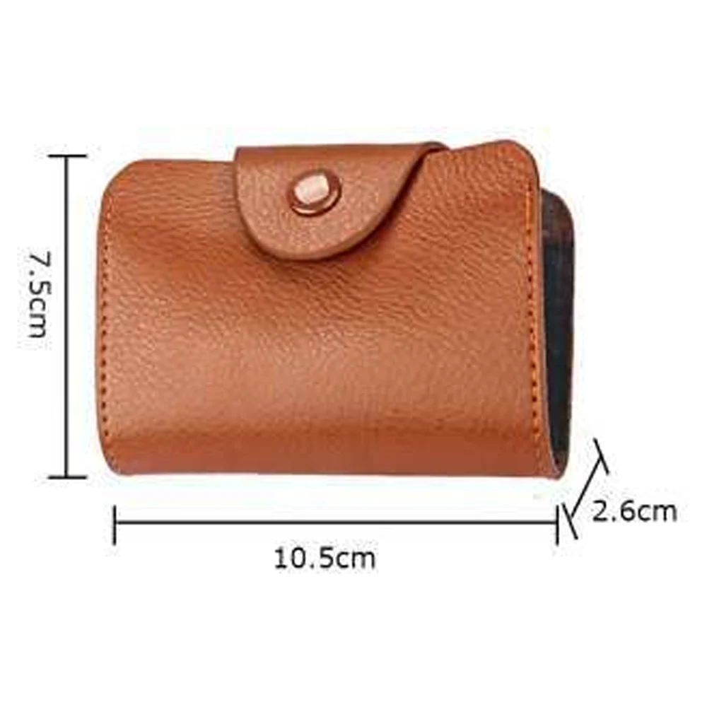 Snap Card Organiser – genuine leather, wholesale from Charlie International India