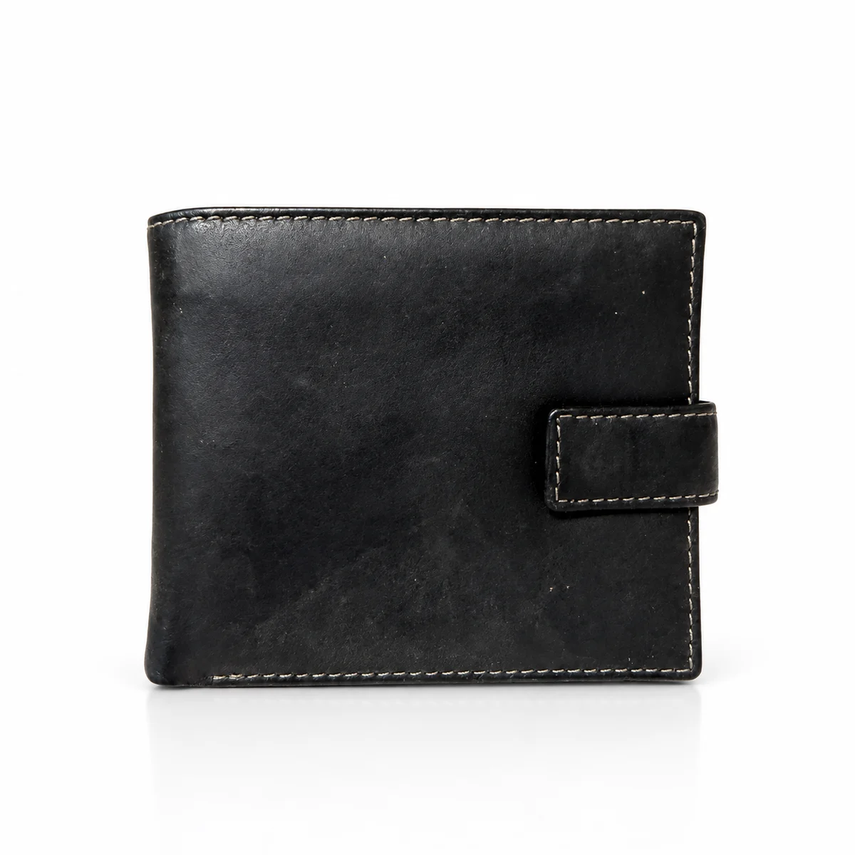 Black Tab Bifold – genuine leather, wholesale from Charlie International India