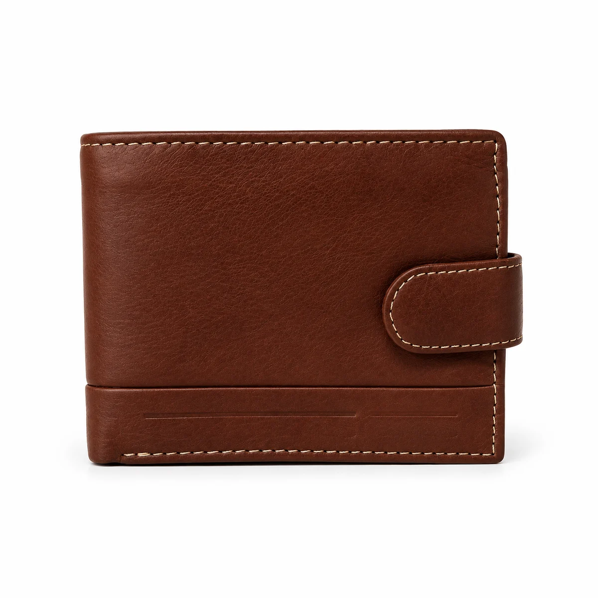 Chestnut Tab Bifold – genuine leather, wholesale from Charlie International India