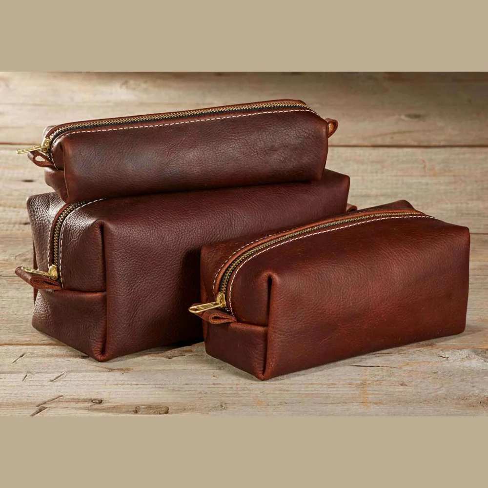 Toiletry Bags – genuine leather, wholesale from Charlie International India